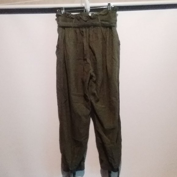 AE STUDIO CASUAL PAPERBAG WAIST PANTS - Picture 7 of 8